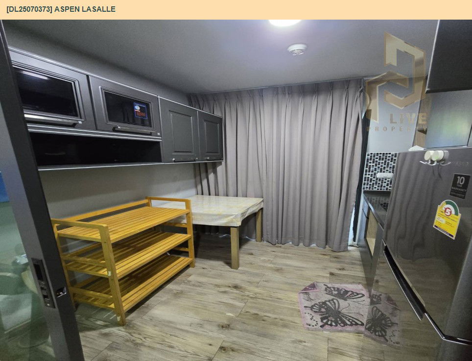 รูป DL25070373 ให้เช่าคอนโด เอสเพน ลาซาล (Aspen Lasalle) ใกล้ MRT ศรีลาซาล พร้อมเข้าอยู่ โทรด่วน 0638692663 LineID @655ebbvc - รูปที่ 7/9