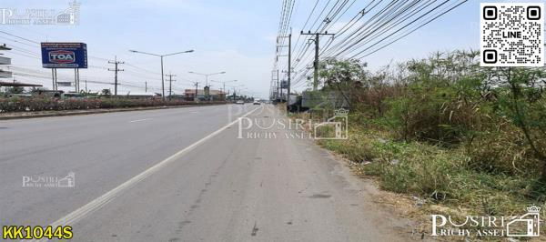 รูป ที่สวยสร้างโกดัง 38 ไร่เศษ หน้ากว้างถึง 200 ม. ติดถนนที่รถเทรลเลอร์เข้าออกสบาย ใกล้ถนนบ้านแพ้ว พระราม 2 คุ้มค่ากว่าที่อื่นๆ 17% - KK1044S - รูปที่ 5/5