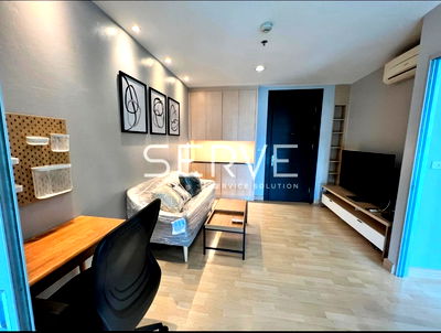 Condos for rent : 1 Bed Large Room Fully furnished Condo High Rise Good Location Close to MRT Ratchadaphisek  @ Rhythm Ratchada