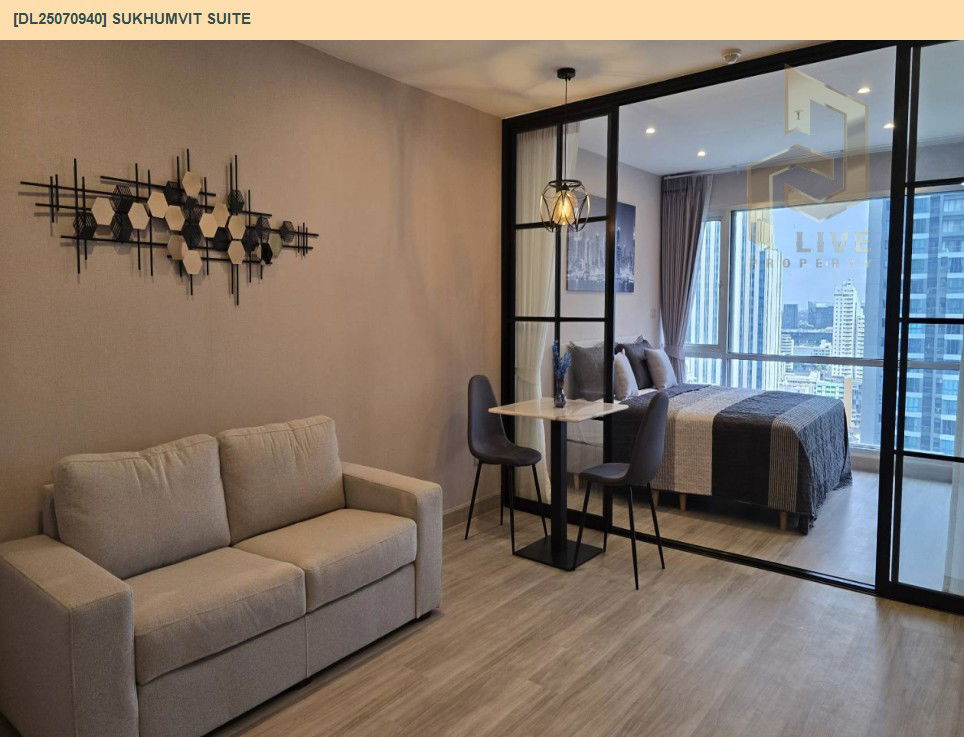 รูป DL25070940 ให้เช่าคอนโด สุขุมวิท สวีท (Sukhumvit Suite) ใกล้ BTS นานา พร้อมเข้าอยู่ โทรด่วน 0638692663 LineID @534wlwof - รูปที่ 4/13