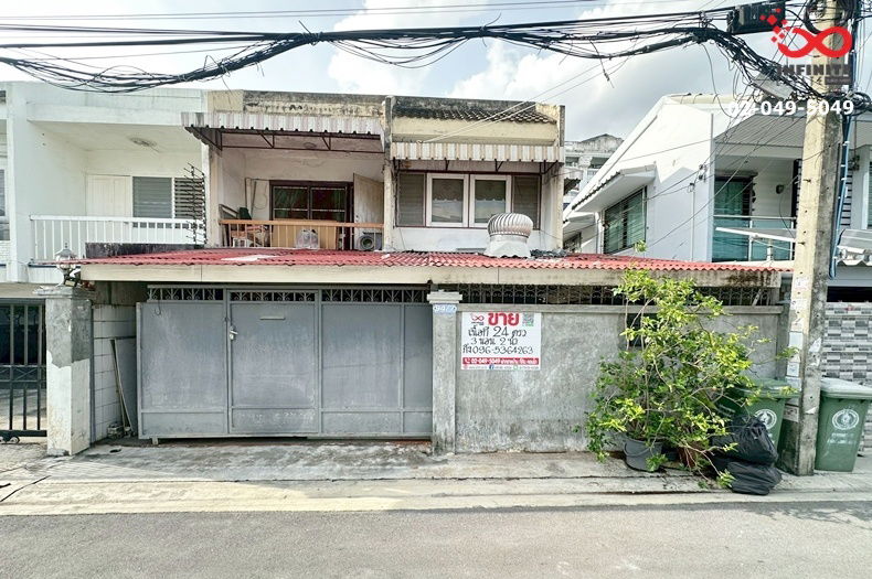 รูป ขายบ้านแฝด ซอยสบายใจ รัชดา-สุทธิสาร-ลาดพร้าว ใกล้รถ MRT สุทธิสาร - รูปที่ 1/9