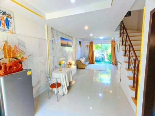 picture Pinklao-Rama 5 Ring Rd. Uncle Aom Marketplace 349m. BangKruai Lotus Bang Yai 3.8km. Townhome for ren - 8/8