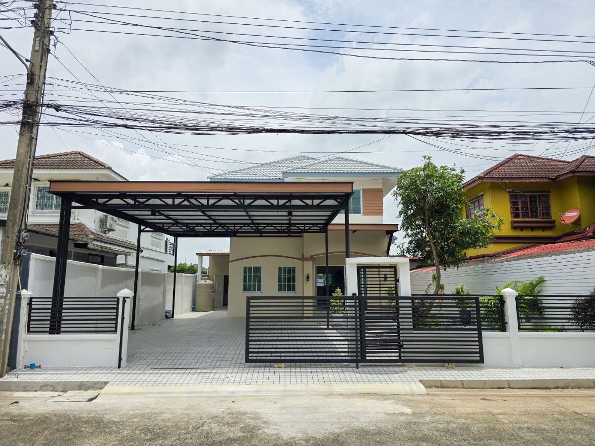 รูป บ้านเดี่ยว 2 ชั้น นิมิตใหม่ 40 รีโนเวทใหม่ พื้นที่เยอะ กว้างขวาง มีโซนจัดสวน มุมนั่งเล่น - รูปที่ 1/19