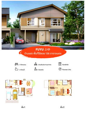 ขายบ้านแฝด : บ้านแฝด  สไตล์ญี่ปุ่น โซนใหม่ เริ่มต้น 5.39  ทำเลดีที่สุด! ติดถนนใหญ่! ใกล้ทางด่วน!  โครงการอณาสิริ ติวานนท์-ศรีสมาน By SANSIRI