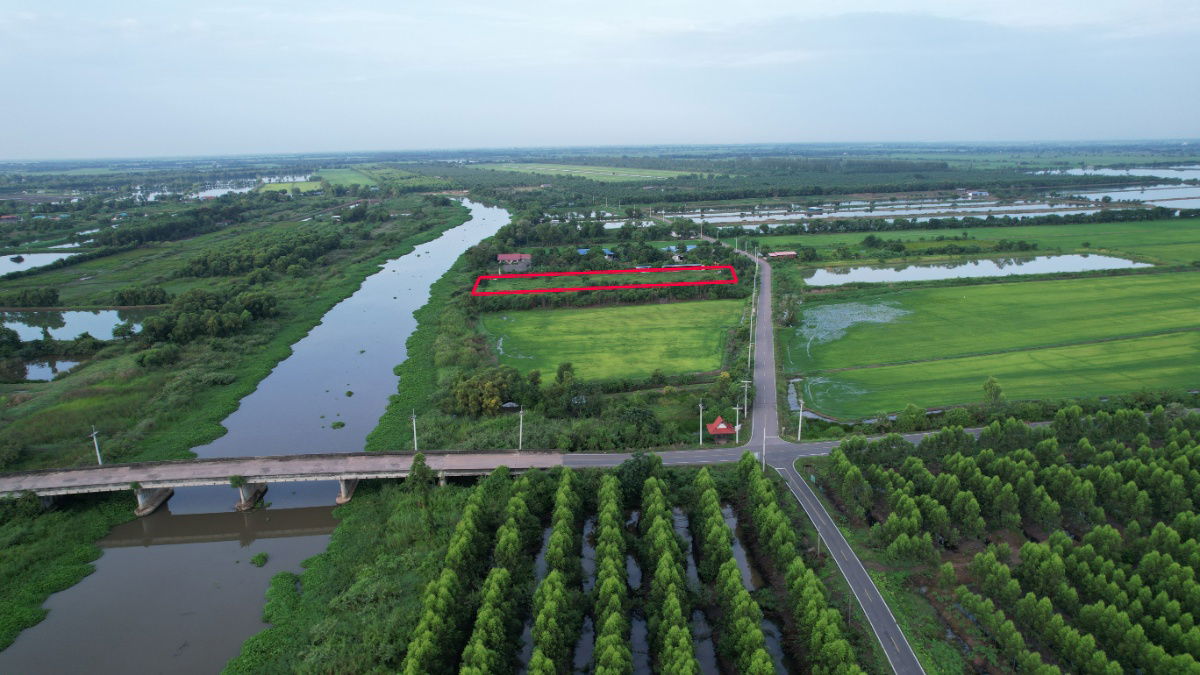 รูป ลดราคา ขายที่ดินติดแม่น้ำนครนายก เนื้อที่ 5 ไร่ 1 งาน ถมสูง ที่สวย ขายถูก  - รูปที่ 12/26