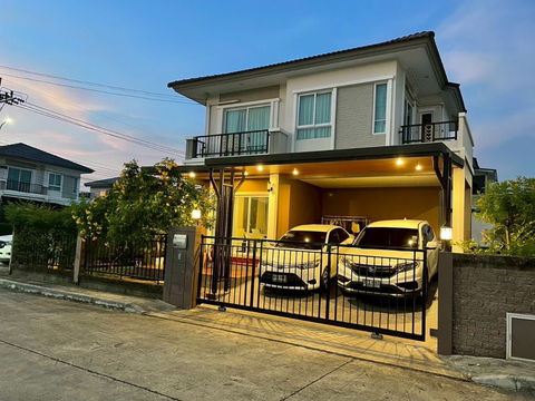 BRH25116 ✅ ให้เช่าบ้านเดี่ยว หมู่บ้านภัสสร เทพารักษ์-บางนา ✅