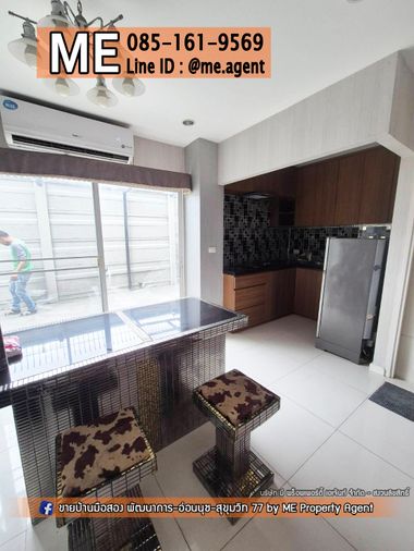 3-bed townhouse for rent, 155 sqm, 28 sq wah, Patio Phatthanakan 38