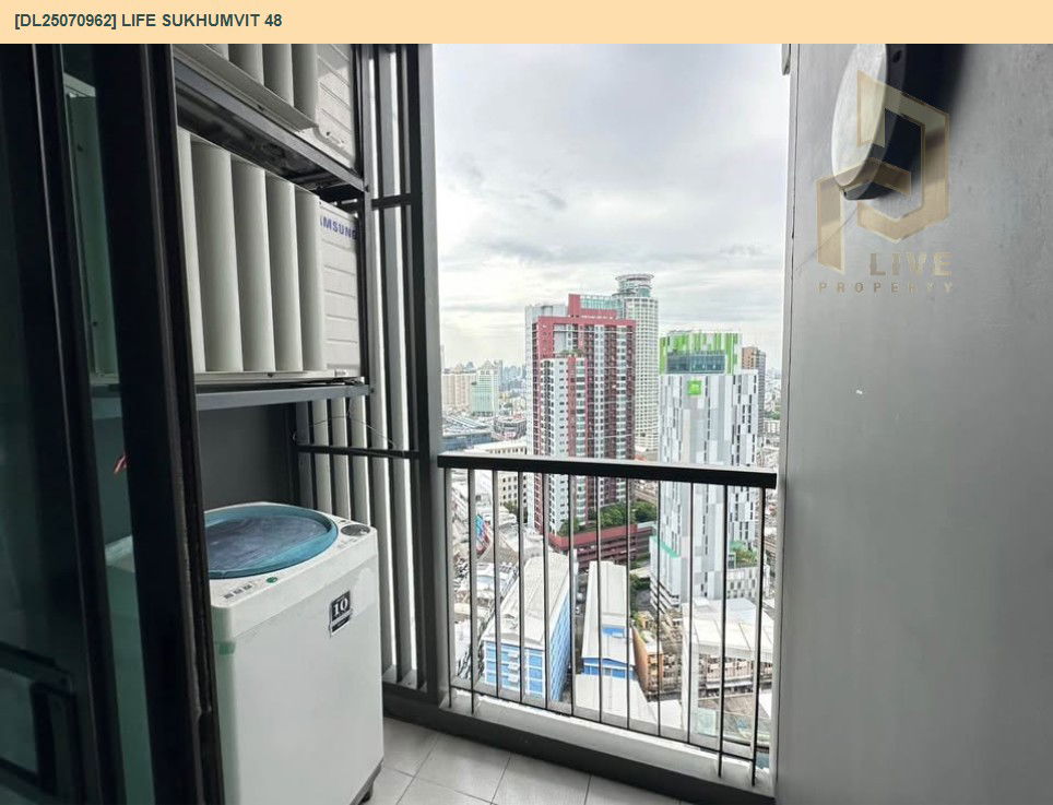 รูป MDL25070962 ให้เช่าคอนโด ไลฟ์ สุขุมวิท 48 (Life Sukhumvit 48) ใกล้ BTS พระโขนง พร้อมเข้าอยู่ โทรด่วน 0638692663 LineID @655ebbvc - รูปที่ 9/12