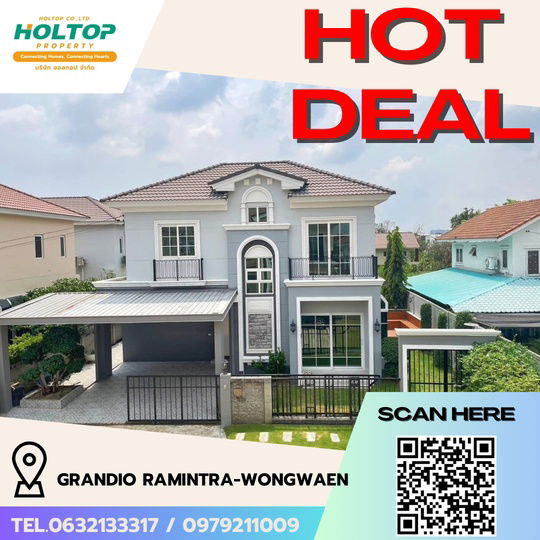 รูป #R5400  ให้เช่าบ้าน Grandio Ramintra-Wongwaen - รูปที่ 1/19