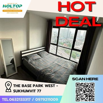#Z1678 Condo for rent: THE BASE Park West - Sukhumvit 77