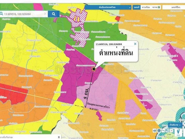 picture Purple, build a factory, build a warehouse, storage area 20 rai, Bangna-Trad Road, km. 35 Khlong Niyom Yatra, Bang Bo, Samut Prakan - 3/10
