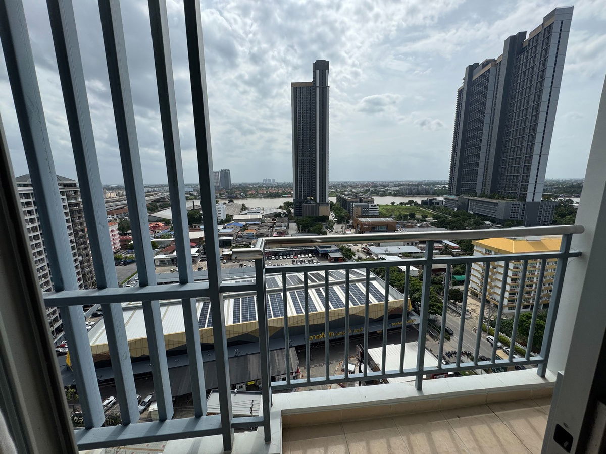 picture For Rent Supalai City Resort Phranangklao Station - Chao Phraya ** Special Discount 10% ** Corner Room River View * Property Code G047 Line id: nudlee - 7/9