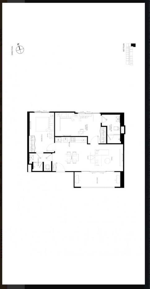 picture For rent Maestro 03 Ratchada-Rama 9 for rent, 2 bedrooms, 2 bathrooms, 74 sq m, corner unit - 9/9