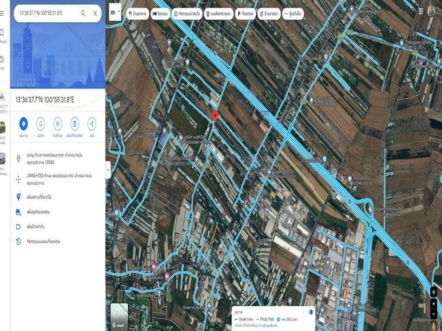 picture Purple, build a factory, build a warehouse, storage area 20 rai, Bangna-Trad Road, km. 35 Khlong Niyom Yatra, Bang Bo, Samut Prakan - 8/10
