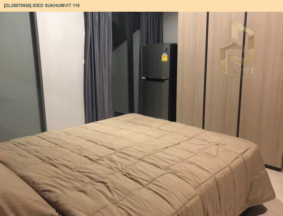 picture DL25070936 Condo for rent, IDEO Sukhumvit 115  near BTS Pu Chao, ready to move in, call urgently 0656133286 LineID @534wlwof - 11/12