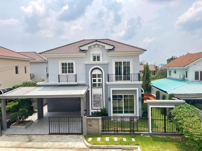3-bed house for rent, 150 sqm, 51 sq wah, Grandio Ramintra - Wongwaen