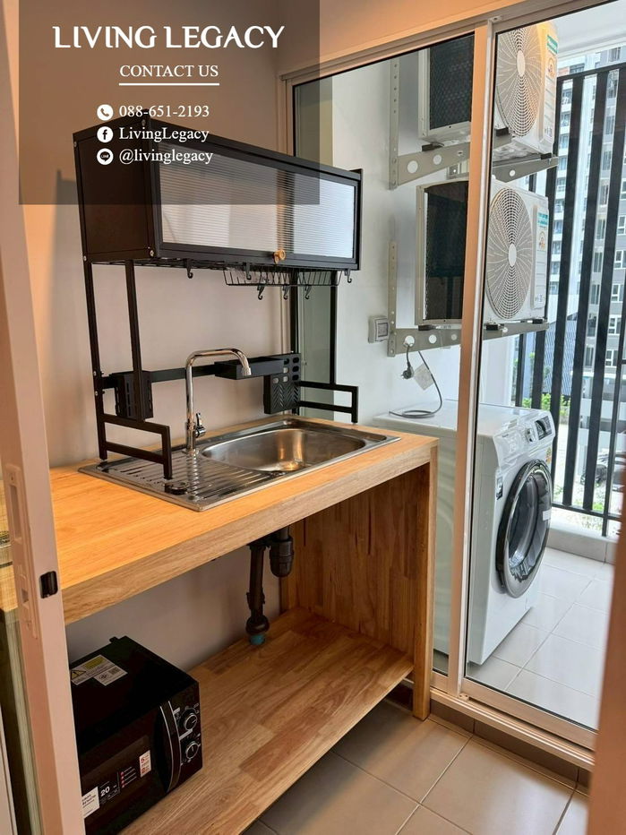 picture T04424 Condo For Rent Regent Home Bangna 28 Sq.M. Floor 6 Building A line id : @livinglegacy - 11/31