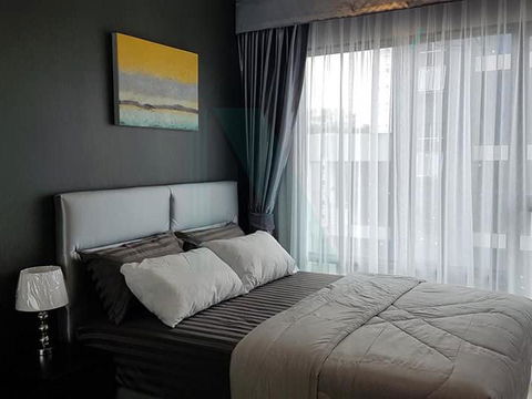 🎉 For rent Rhythm Asoke, 2 bedrooms, 27th floor, near MRT Rama 9.