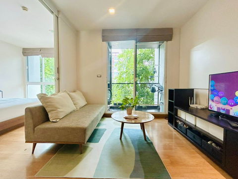 🟢 Condo For Rent 🟢Tree Condo LUXE Sukhumvit 52 Zone BTS Onnut Full Furniture 1 bedroom 1 bathroom HOT!!