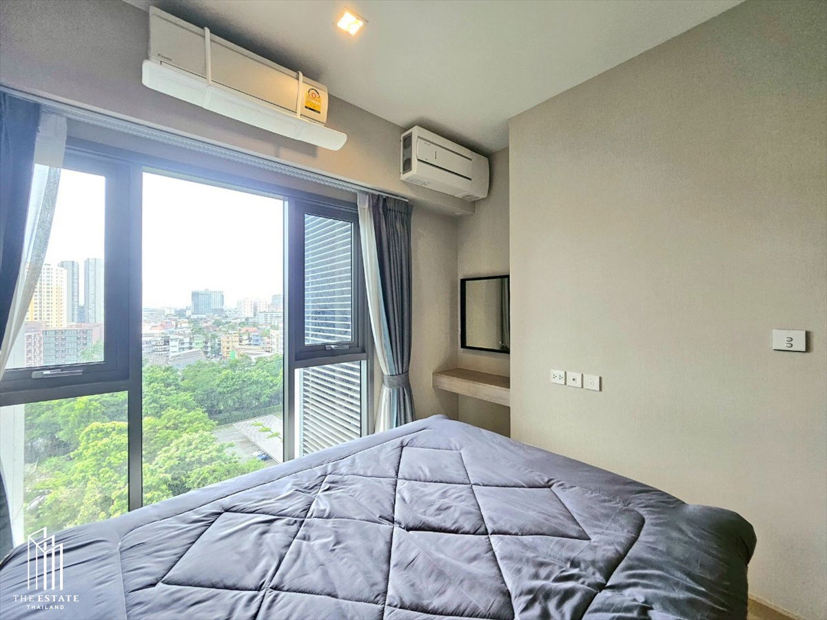 picture Whizdom Connect for rent, garden views and green spaces, near BTS Punnawithi, 27.05 sq.m., 1 bedroom @ 16,000 baht - 3/7