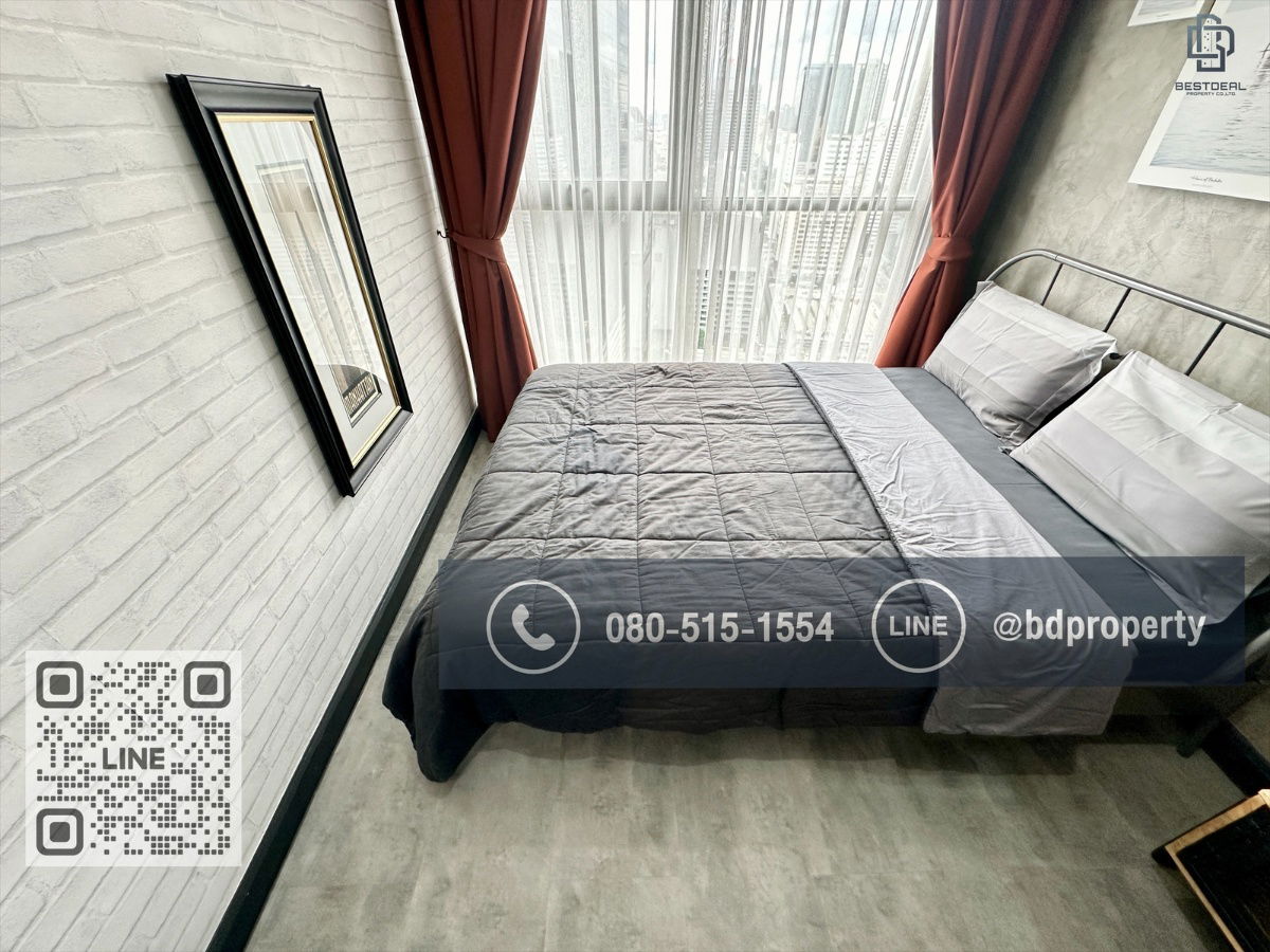 picture Bestdeal FOR RENT CONDO. “Ideo Mobi Rama 9”2bedroom Duplex 62sqm. Rental 30,000 THB /month  Near Phraram Kao 9 MRT Station 80 meters. - 3/17