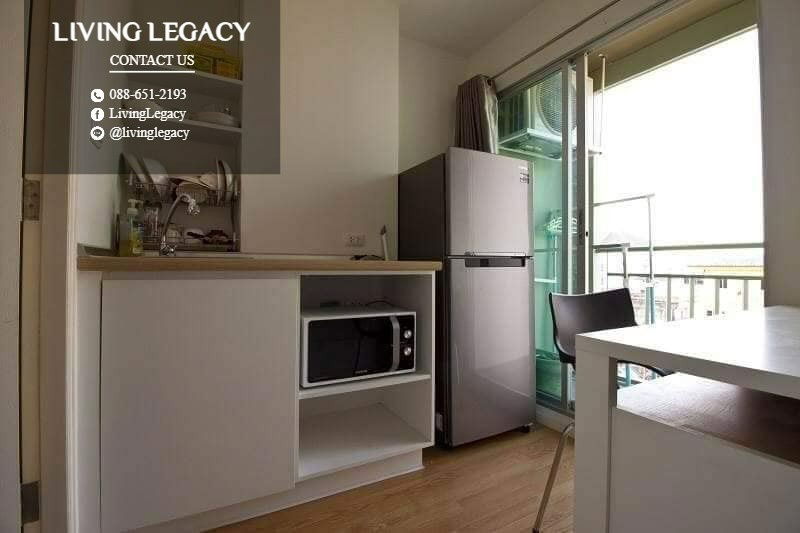 รูป SLNYR6 ให้เช่าคอนโด Lumpini Ville Onnut - Phatthanakan 23 ตร.ม. ชั้น 7 ตึก A1 line id : @livinglegacy - รูปที่ 5/6