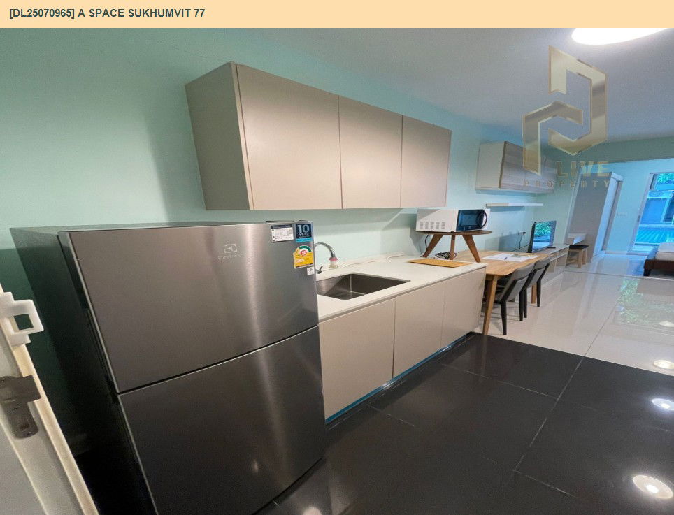 รูป DL25070965 ให้เช่าคอนโด เอ สเปซ สุขุมวิท 77 (A Space Sukhumvit 77) ใกล้ BTS อ่อนนุช พร้อมเข้าอยู่ โทรด่วน 0638692663 LineID @655ebbvc - รูปที่ 5/8