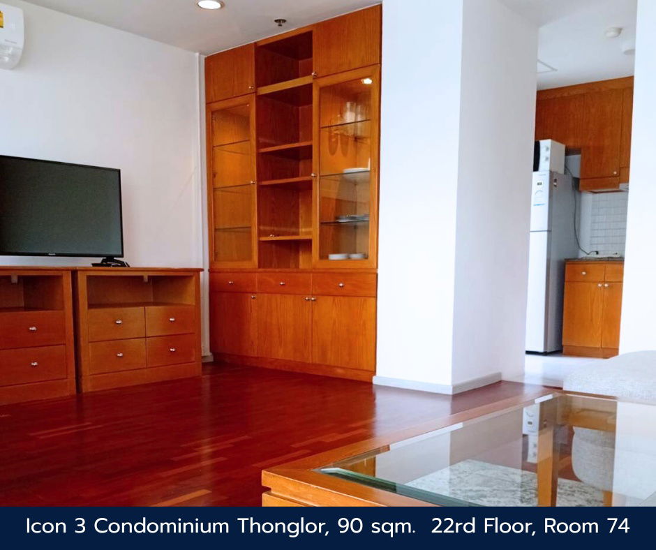 picture Condo for Rent The Icon 3 Thonglor 22nd Floor 90 sqm - 8/8