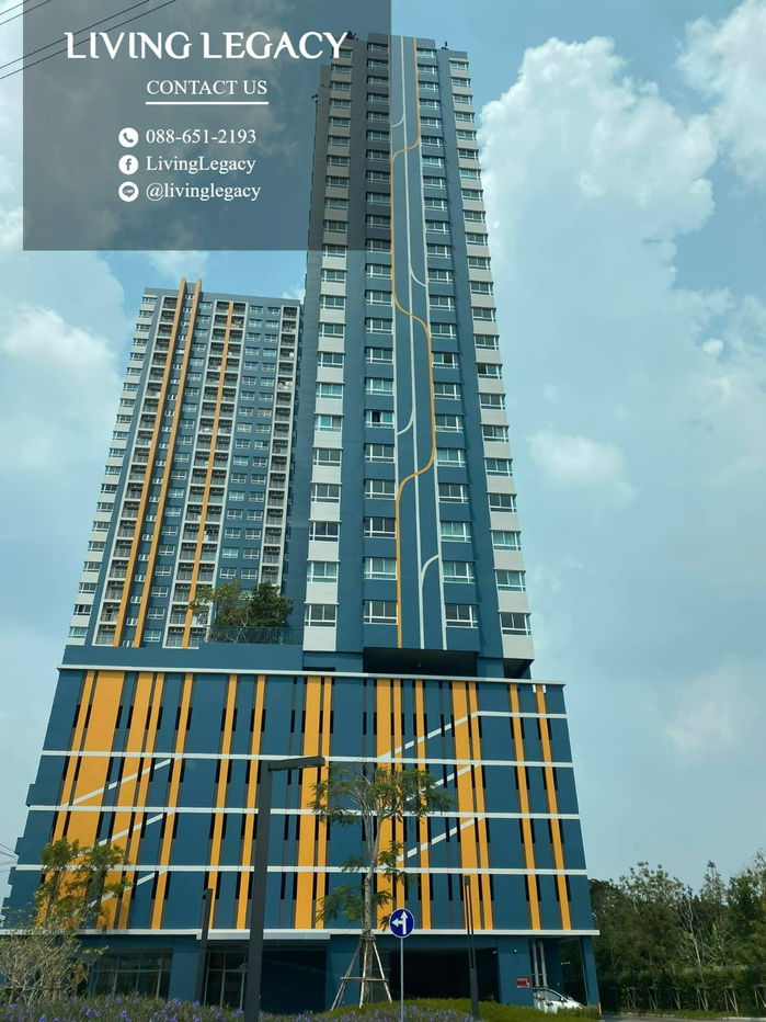 picture SIGU6H Condo For Rent Lumpini Ville Phatanakan - Srinakarin 34.5 Sq.M. Floor 14 line id : @livinglegacy - 10/19