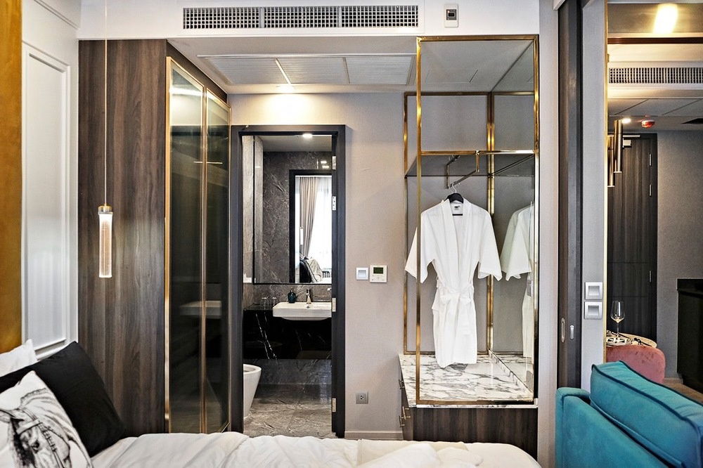 picture 🔥 For Rent !!🔥 Code C20231000162..........Ashton Asoke, 1 bedroom, 1 bathroom, high floor 14++, furnished, ready to move in 📣📣 - 7/8
