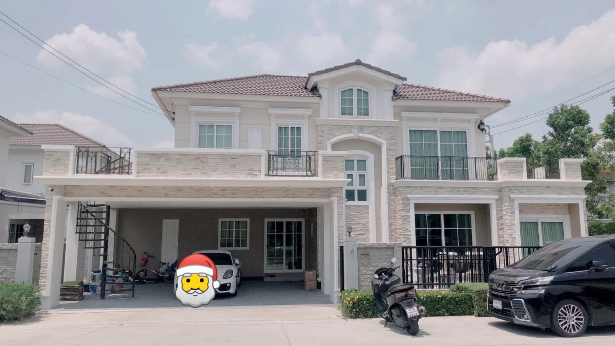 รูป 🏡 ปล่อยเช่าบ้านเดี่ยวแปลงมุมสุดหรู แต่งครบ พร้อมอยู่ Grandio ลาดพร้าว – เกษตรนวมินทร์ (หลังบ้านตัวอย่าง ตกแต่งหรู เฟอร์ครบ วิวสวนหน้าโครงการ) - รูปที่ 1/16