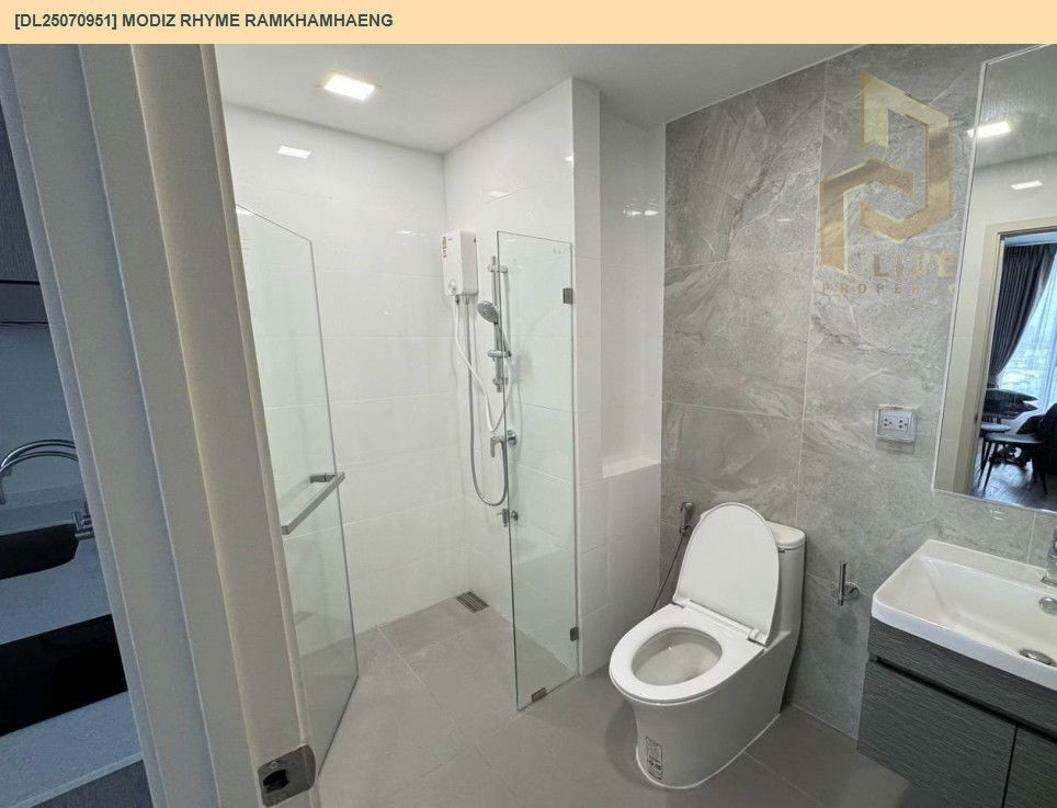 picture DL25070951 Condo for rent, Modiz Rhyme Ramkhamhaeng near MRT รามคำแหง, ready to move in, call urgently 0656133286 LineID @534wlwof - 10/11