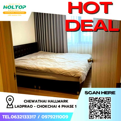 Condos for rent : #Z1693 Condo for rent: Chewathai Hallmark Ladprao - Chokchai 4 Phase 1