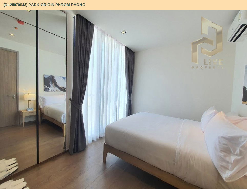 รูป MDL25070948 ให้เช่าคอนโด พาร์ค ออริจิ้น พร้อมพงษ์ (PARK ORIGIN PHROM PHONG) ใกล้ BTS พร้อมพงษ์ พร้อมเข้าอยู่ โทรด่วน 0638692663 LineID @534wlwof - รูปที่ 5/10