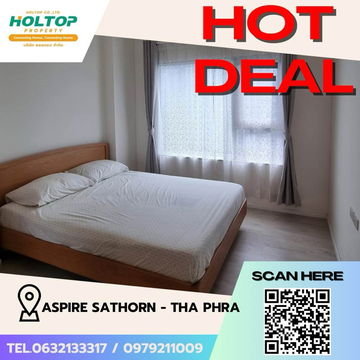 #Z1673 ให้เช่าคอนโด Aspire Sathorn - Tha Phra