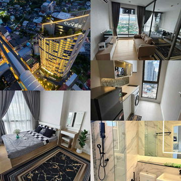 [FOR RENT] Cuvee Tiwanon 31sqm MRT Tiwanon 15,000thb line: Tiitletitle 0882246885 Fully-furnish