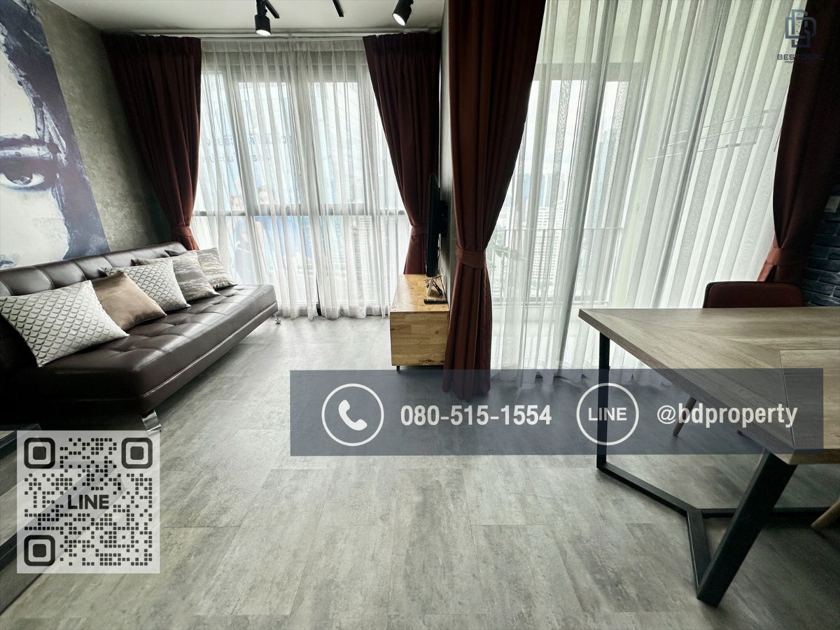 picture Bestdeal FOR RENT CONDO. “Ideo Mobi Rama 9”2bedroom Duplex 62sqm. Rental 30,000 THB /month  Near Phraram Kao 9 MRT Station 80 meters. - 10/17