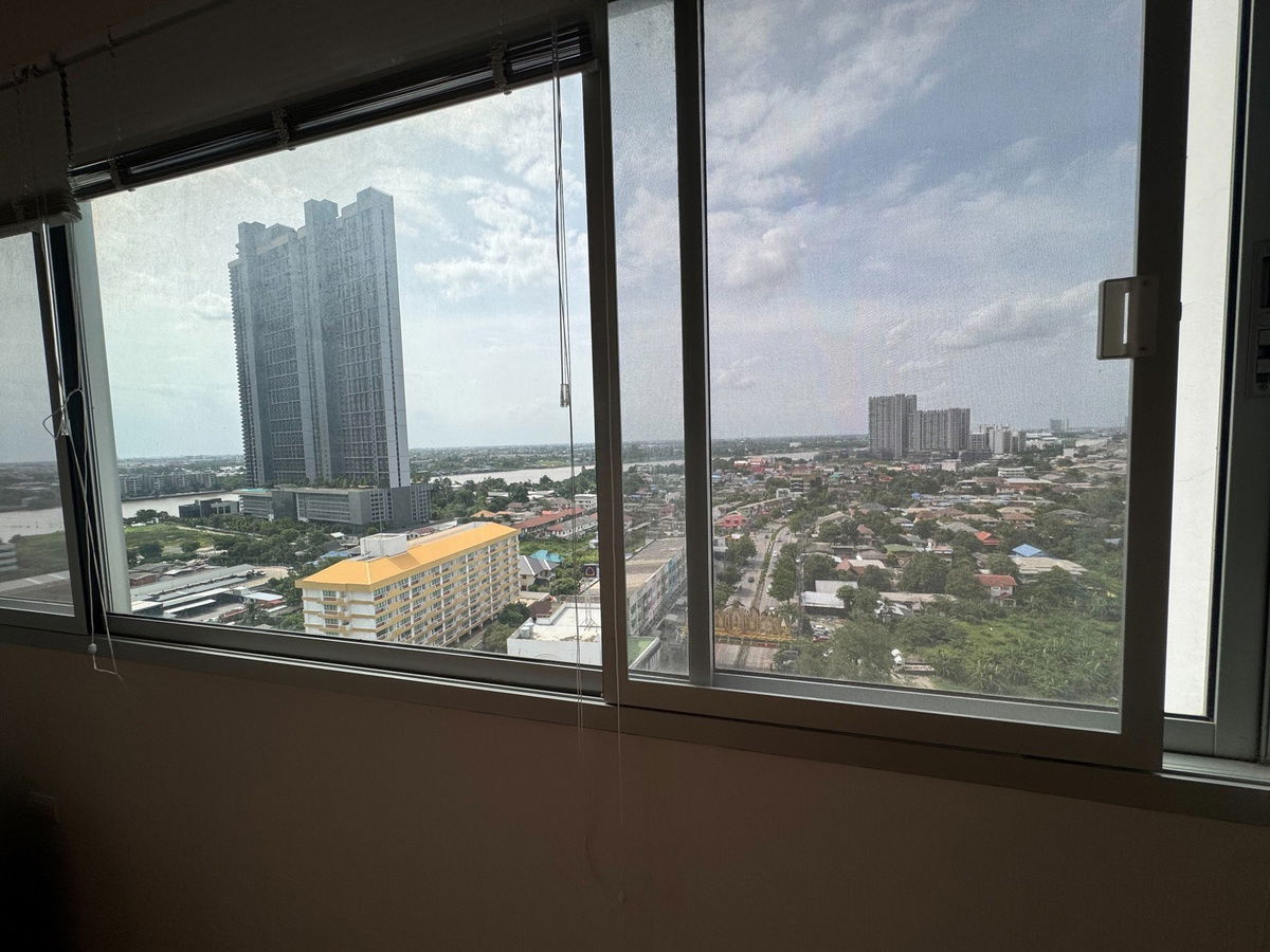 picture For Rent Supalai City Resort Phranangklao Station - Chao Phraya ** Special Discount 10% ** Corner Room River View * Property Code G047 Line id: nudlee - 9/9