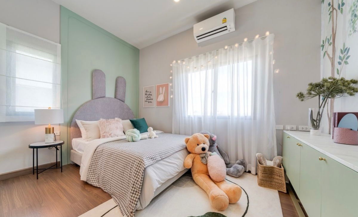 picture Two-story semi-detached house for sale in Britannia Mega Town Bangna. Beautiful, cheap, good location,. Interested? Add me on Line @841qqlnr - 14/18