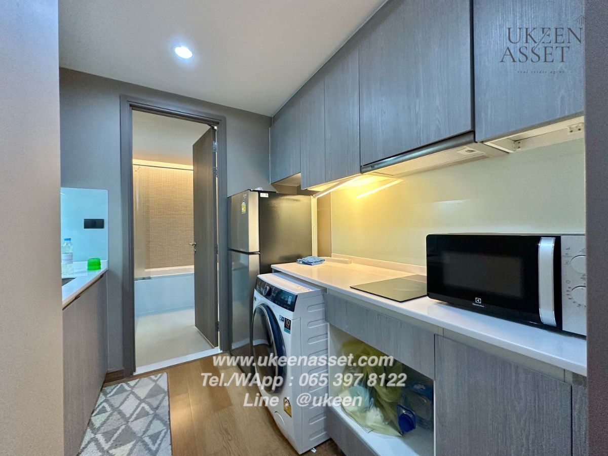 รูป UK01-345 ให้เช่าคอนโดมารีน่าเบย์ฟร้อนท์ ศรีราชา ติดทะเล สะดวก ใกล้โรงพยาบาลสมเด็จและพญาไท ศรีราชา 1 ห้องนอน 50 ตร.ม.| ราคา 25,000 บาท/เดือน - รูปที่ 9/16