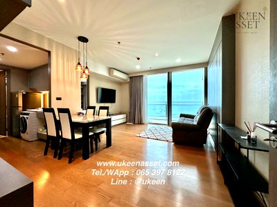 Condos for rent Kasetsart University Si Racha Campus : UK01-345 Condo for rent, Marina Bayfront Sriracha, next to the sea, convenient, 1 bedroom, 50 sq m. | Price 25,000 baht/month