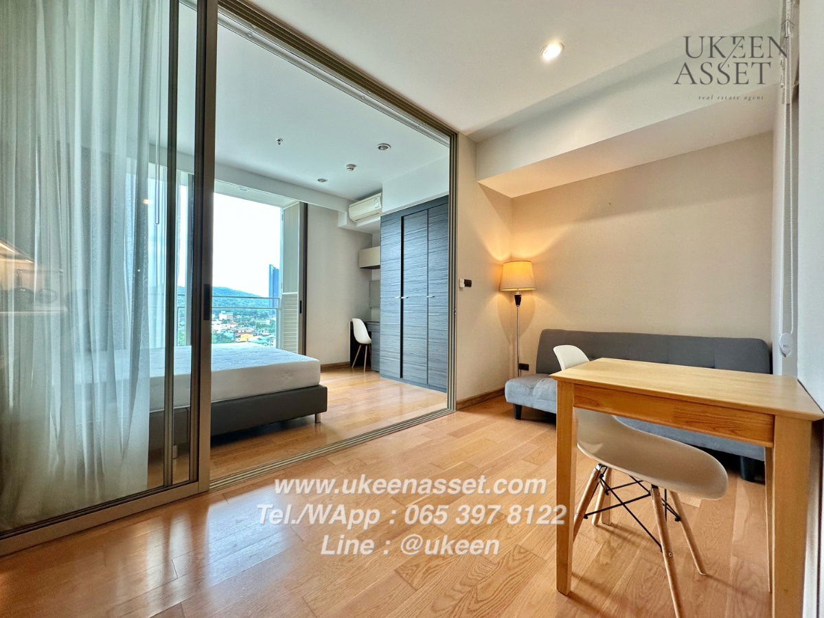 รูป UK01-344 ให้เช่าคอนโดมาริน่า เบฟร้อนท์ ศรีราชา Marina Bayfront : ห้องสวยชั้นสูงวิวภูเขา  ราคาเพียง 12,000 เท่านั้น เฟอร์จัดเต็ม - รูปที่ 5/14