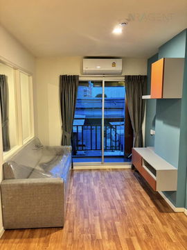 For rent condo LUMPINI VILLE SUKHUMVIT 101 Building A, Floor 4,1 bed room, Room size 28 sqm