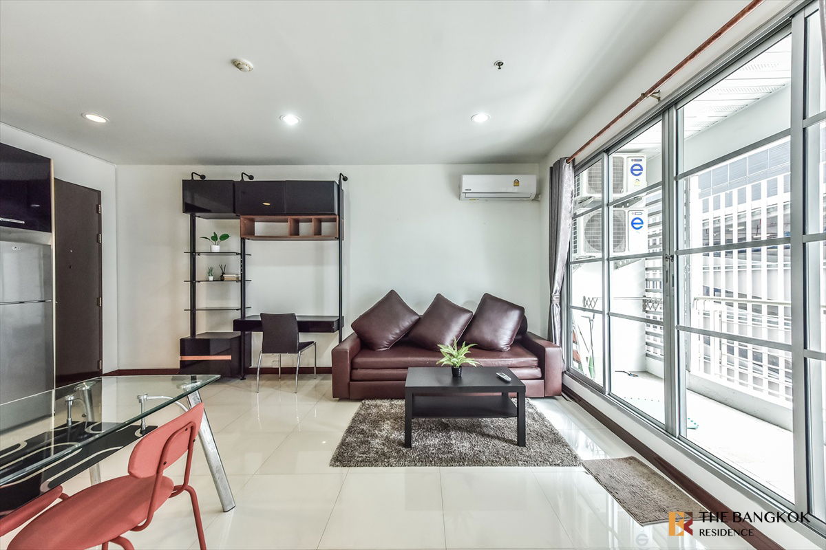รูป Baan Klang Krung Siam Pathumwan ✨ ห้องใหญ่เฟอร์ครบ ห้องเย็นสบายพร้อมอยู่! 🍃 ใกล้ BTS ราชเทวี - รูปที่ 4/13
