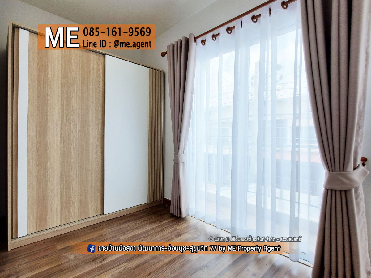 picture Rent Newly Renovated house! Villette Lite Pattanakarn 38  Ready to move in, near Airport Link Hua Mak and near BTS On Nut, Tel 064-954-9619 (RTG36-19) - 19/27