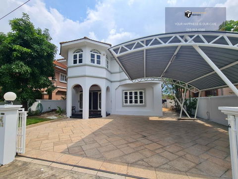 Chuan Chuen Lat Phrao | บ้านเดี่ยวพร้อมอยู่ หน้าบ้านติดสวน เฟอร์นิเจอร์ครบ | #2025073111226