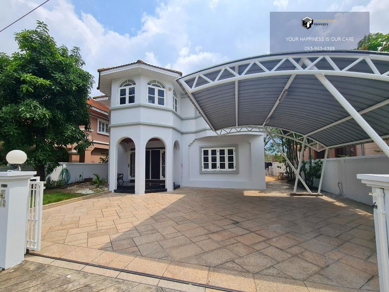 Houses for sale : Chuan Chuen Lat Phrao | Ready-to-move-in detached house with garden frontage, fully furnished | #2025073111226