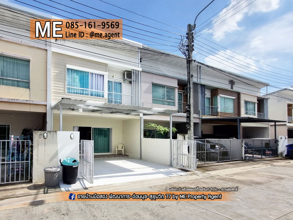 picture Rent Newly Renovated house! Villette Lite Pattanakarn 38  Ready to move in, near Airport Link Hua Mak and near BTS On Nut, Tel 064-954-9619 (RTG36-19) - 22/27