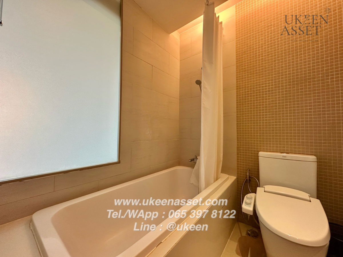 รูป UK01-344 ให้เช่าคอนโดมาริน่า เบฟร้อนท์ ศรีราชา Marina Bayfront : ห้องสวยชั้นสูงวิวภูเขา  ราคาเพียง 12,000 เท่านั้น เฟอร์จัดเต็ม - รูปที่ 13/14