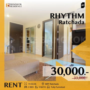 Great Price, Prime location 🌟 RHYTHM Ratchada, Near MRT Ratchada